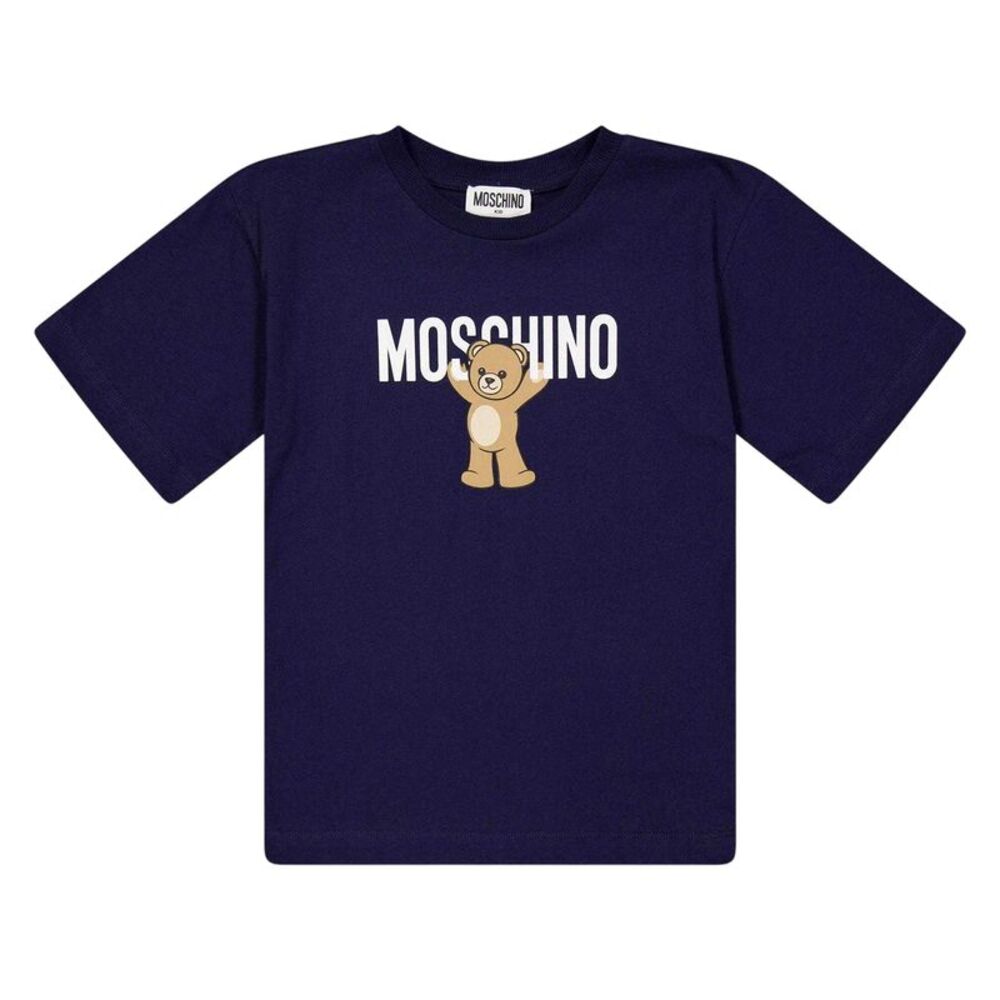 Moschino Childrens/Kids Teddy Bear Regular T-Shirt / Navy